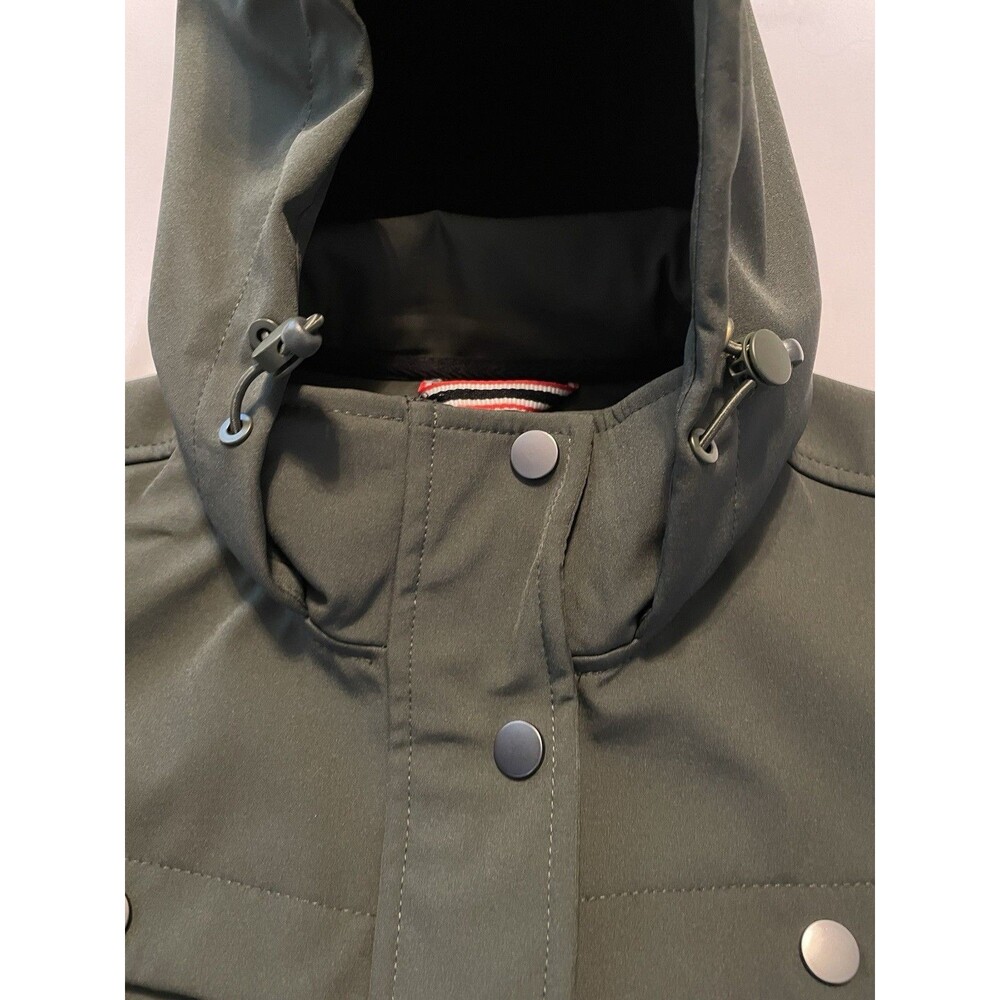 NWT - Hunter Hooded Water Resistant (Kate) Rain Coat Olive Green Sz S ($199.00) - Picture 9 of 16